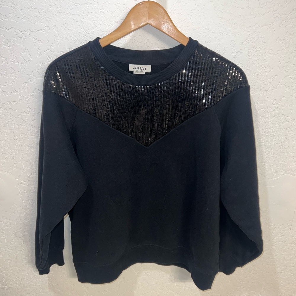 Ariat Sequin Split  Sweatshirt